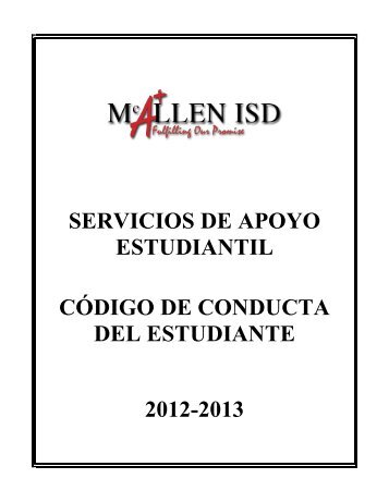 Student Code of Conduct - McAllen ISD