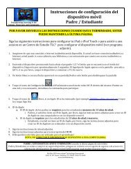 Instrucciones de configuraciÃ³n del dispositivo mÃ³vil ... - McAllen ISD