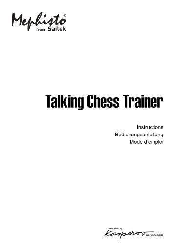 Mephisto Talking Chess Trainer - The Chess House