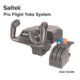 Pro flight Yoke Manual - Saitek.com
