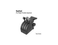 Pro Flight Throttle Quadrant SaitekTM - Saitek.com