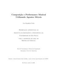 ComposiÃ§Ëao e Performance Musical Utilizando Agentes MÃ³veis