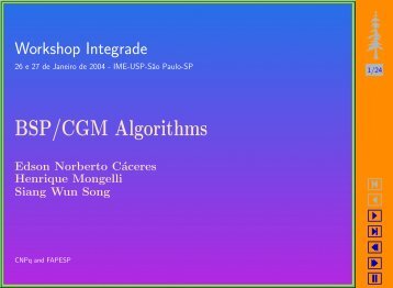 BSP/CGM Algorithms - USP