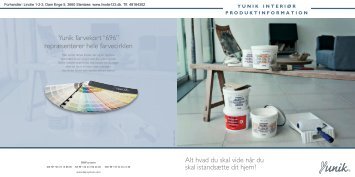 yunik interiÃ¸r produktinformation - Linolie 1-2-3