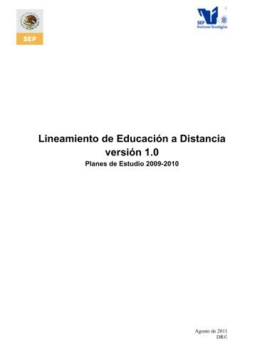 Lineamiento de EducaciÃ³n a Distancia.pdf - ITCJ