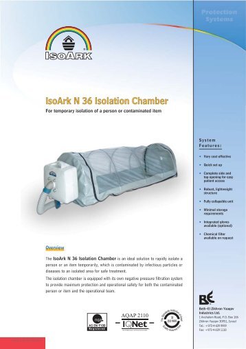 IsoArk N 36 Isolation Chamber - tebaf