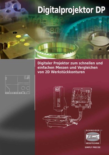 Digitalprojektor DP - Dr. Heinrich Schneider Messtechnik GmbH
