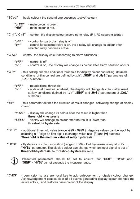 PMS-920 - Aplisens SA