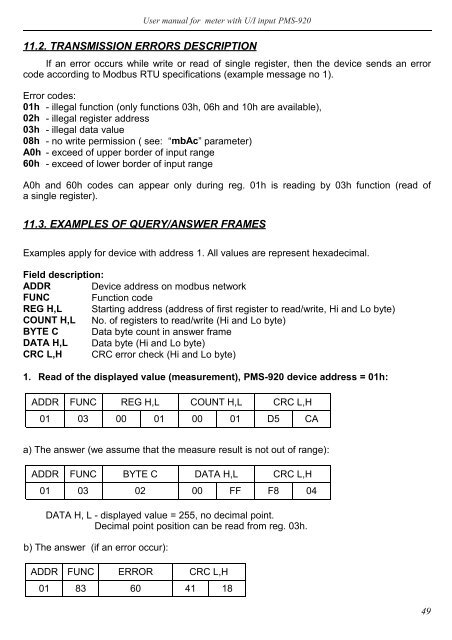 PMS-920 - Aplisens SA