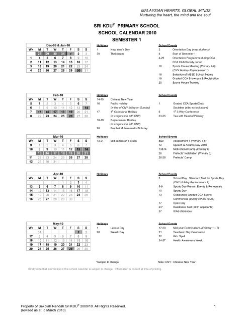 2010-secondary-school-calendar