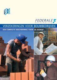 Verzekeringen Bouw - Federale Verzekering