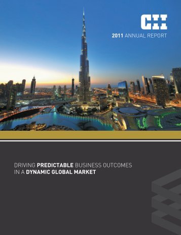 2011 Annual Report - Construction Industry Institute