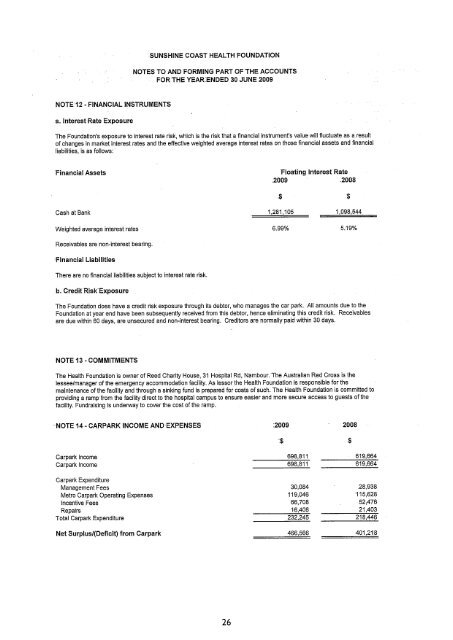 Research Committee Report - Sunshine Coast Health Foundation