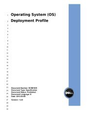 (OS) Deployment Profile 1.4 - Dell Community