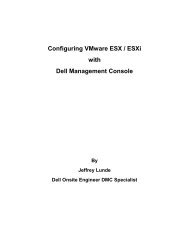 Configuring VMware ESX / ESXi with Dell ... - Dell Community