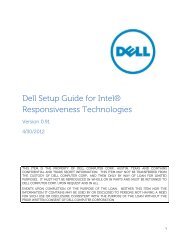 Intel Responsiveness technologies 0.91.pdf - Dell Community