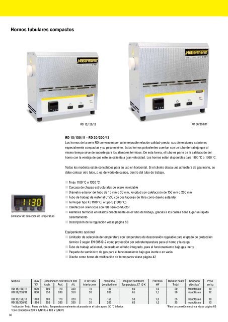 catalogue Laboratorio - Nabertherm