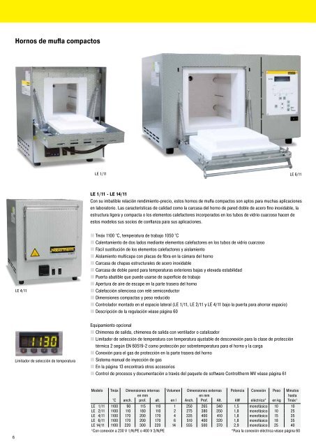 catalogue Laboratorio - Nabertherm