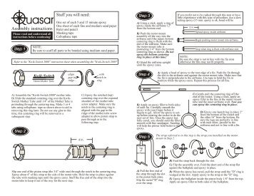 quasar instructions.cdr - Public Missiles Ltd.