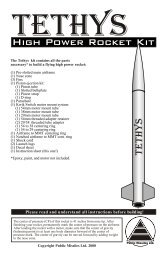 Tethys instruction booklet.cdr - Public Missiles Ltd.