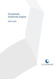 Cloudmark Authority Engine