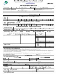 Stock Holding Corporation of India Limited - NJ PMS