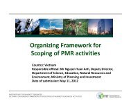 Vietnam: Organizing Framework - Partnership for Market Readiness