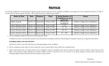 Notice - Calcutta High Court