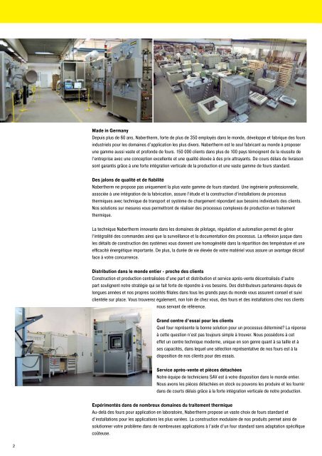 catalogue Laboratoire - Nabertherm