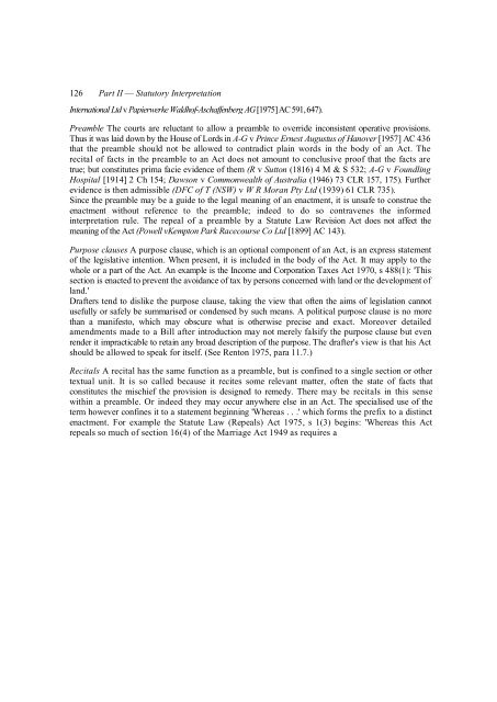 Statutory Interpretation The Technique of Statutory ... - Francis Bennion