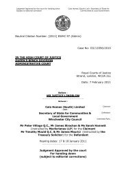 High Court Judgment Template - Political Developments Limited - PDL