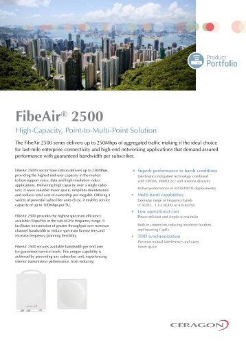 FibeAirÂ® 2500 - Ceragon Networks Ltd.