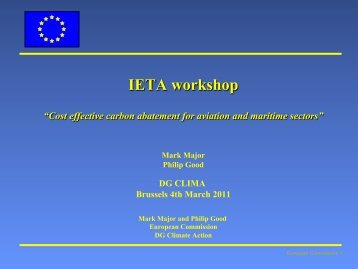 presentation - International Emissions Trading Association