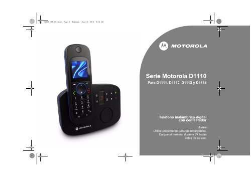 Serie Motorola D1110 - Telcom