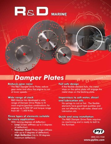 R&D Damper Plate Catalog.pdf - PYI Inc.
