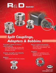 R&D Marine Split Coupling Catalog - PYI Inc.