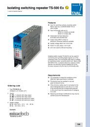 Isolating switching repeater TS-500 Ex