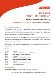 Einladung TTT XX - Sogeti Deutschland GmbH