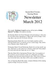 Newsletter March 2012 - Suomi-Koti