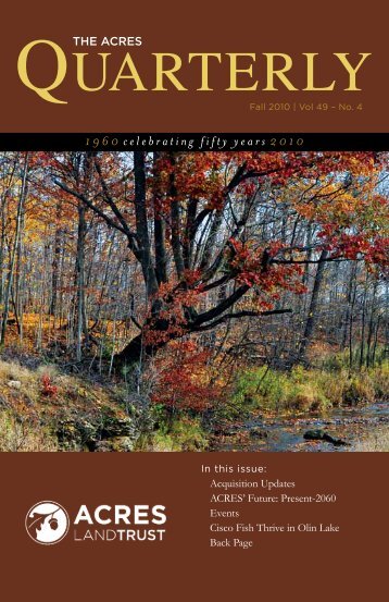 Fall 2010 - ACRES Land Trust