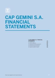 2011 Cap Gemini S.A. Financial Statements and Statutory