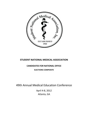 SNMA Elections Composite 2012-2013 - Student National Medical ...