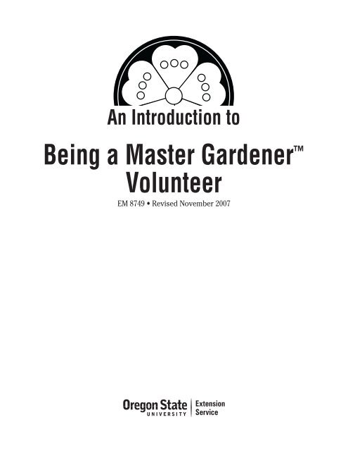 Master Gardener Volunteer Clacs