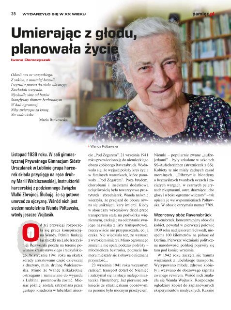 PamiÄÄ.pl 5/2013 - Archiwalny serwis Instytutu PamiÄci Narodowej