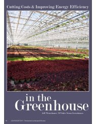 Energy Efficiency in the Greenhouse - Nexus Corporation