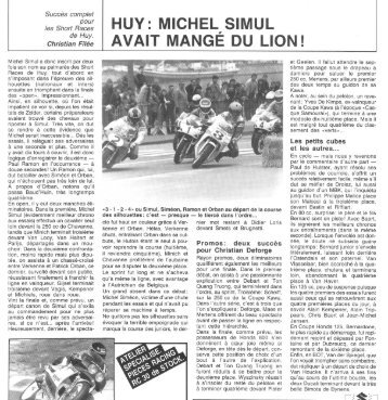 HUY: MICHEL SIMUL AVAIT MANGÉ DU LION! - bikesnplanes