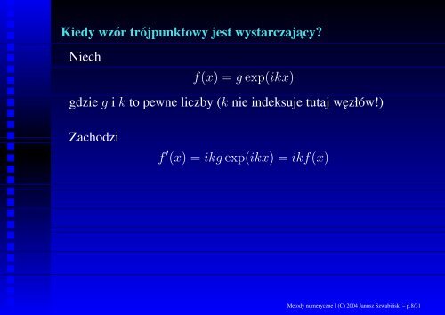 Metody numeryczne I - Panoramix