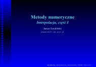 Metody numeryczne - Panoramix