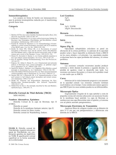 La ClasificacioÂ´n IC3D de Las Distrofias Corneales - Cornea Society