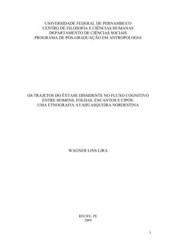 Os trajetos do Ãªxtase dissidente no fluxo cognitivo entre ... - Neip